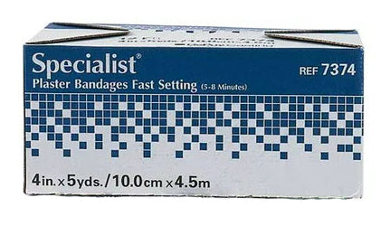 Specialist® Plaster Bandages with Fast Setting, 4" x 5 yds