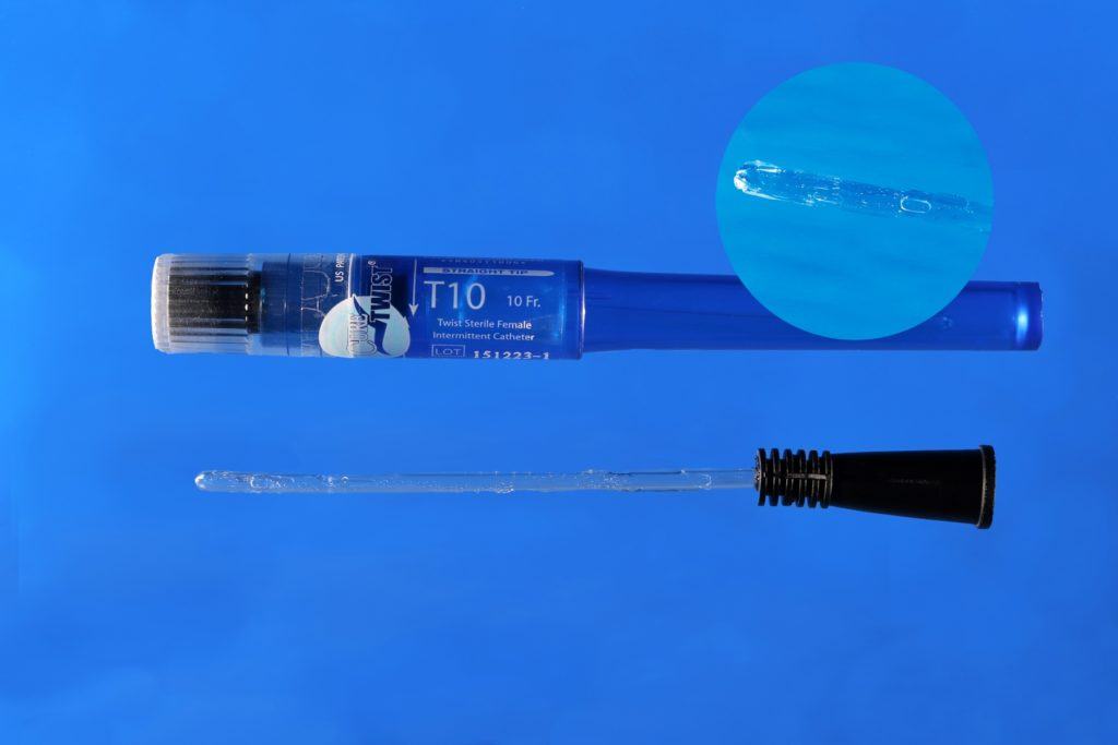 Cure Twist™ Female Catheter with Straight Tip, 6”, 10Fr     A4351
