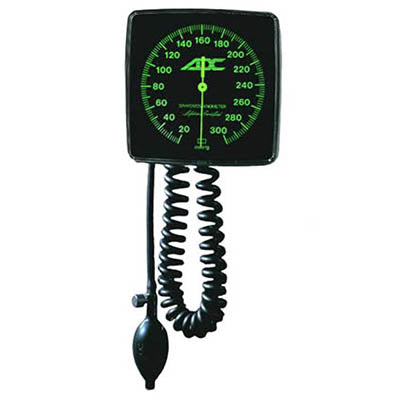 Diagnostix™ 750W Wall Aneroid Sphygmomanometer, Black, Adult