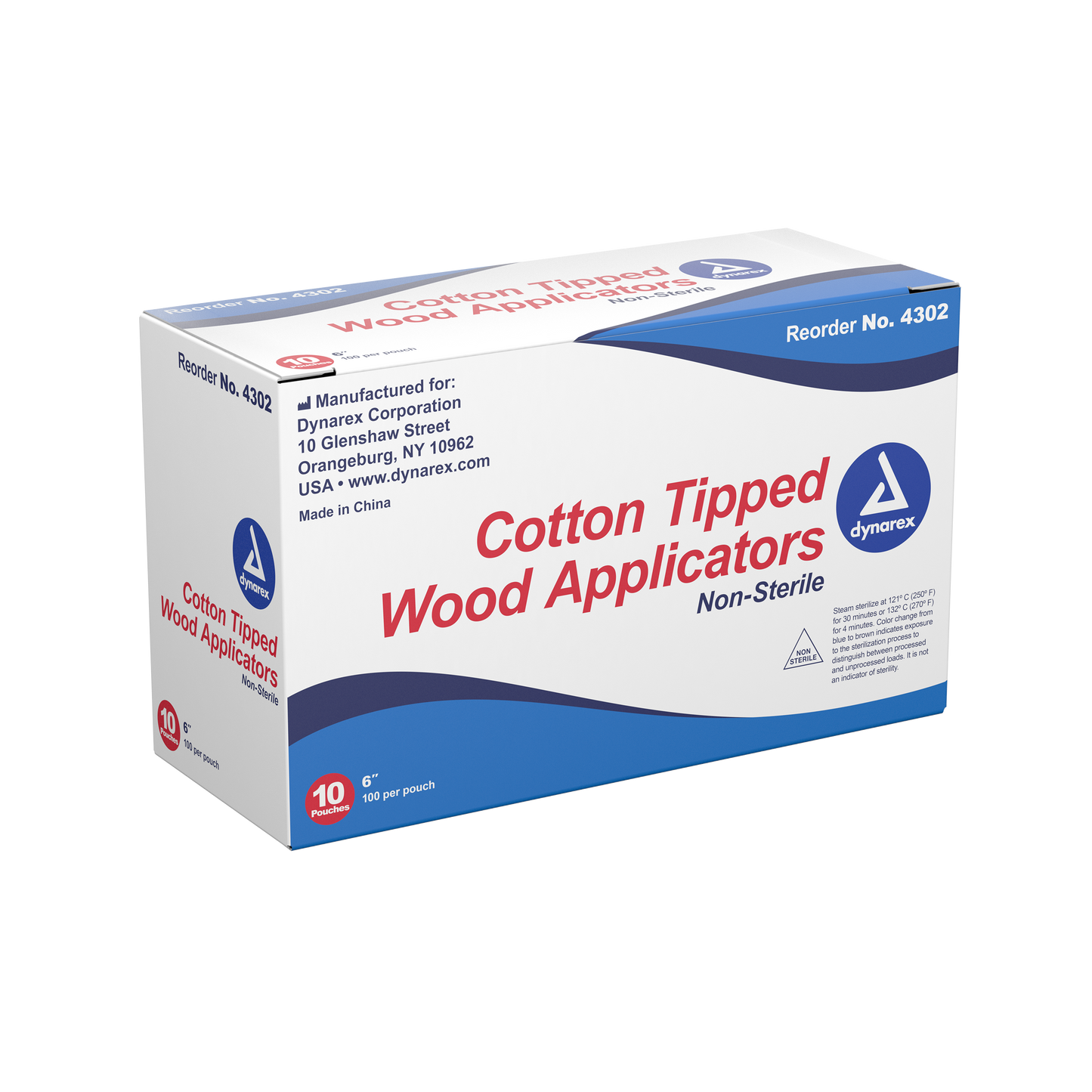 Cotton Tipped Wood Applicators, 6"