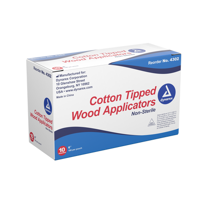 Cotton Tipped Wood Applicators, 6"