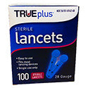 TRUEplus® Lancets, Single-Use, Sterile, 28G