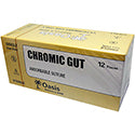 27" Natural Chromic Gut Suture, 0, FS