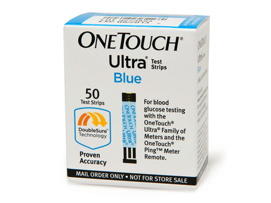 OneTouch® Ultra® Blood Glucose Test Strips, 50ct, Mail Order or Home Delivery