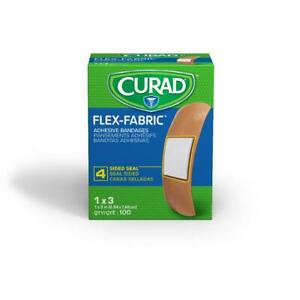 CURAD Fabric Adhesive Bandages, 1" x 3"